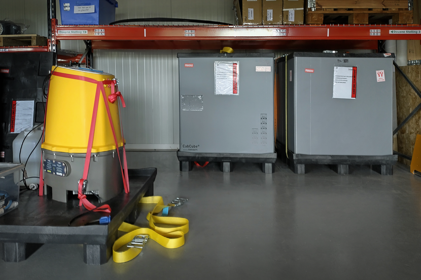 Picture of the LiDAR in the border patrol repository of the Offshore Expertise Center